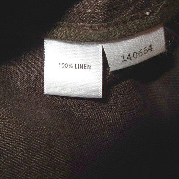 Vtg Ann Taylor Linen Maxi Skirt Size M Pleated Full Pull On Flare Whimsigoth Y2K - Picture 12 of 12